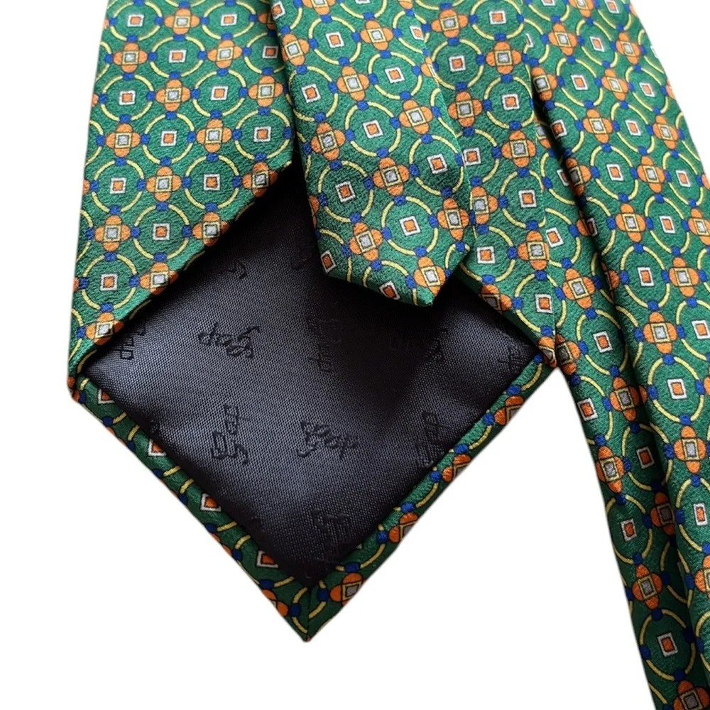 Vintage Gap Premium Silk Retro Abstract Neck Tie